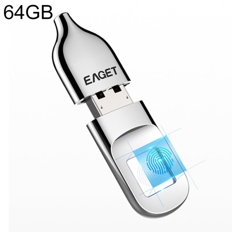 USB 2.0 Interface Metal Flash U Disk with Fingerprint Identification My Store