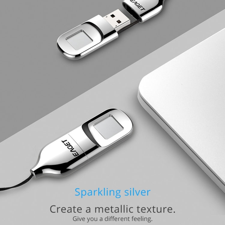 USB 2.0 Interface Metal Flash U Disk with Fingerprint Identification My Store