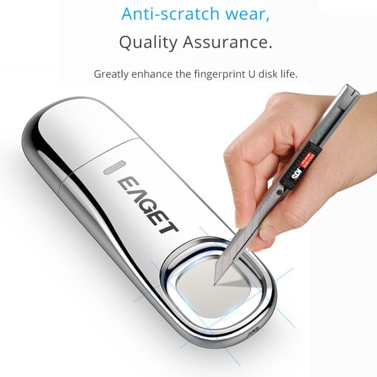 USB 3.0 Interface Metal Flash U Disk with Fingerprint Identification