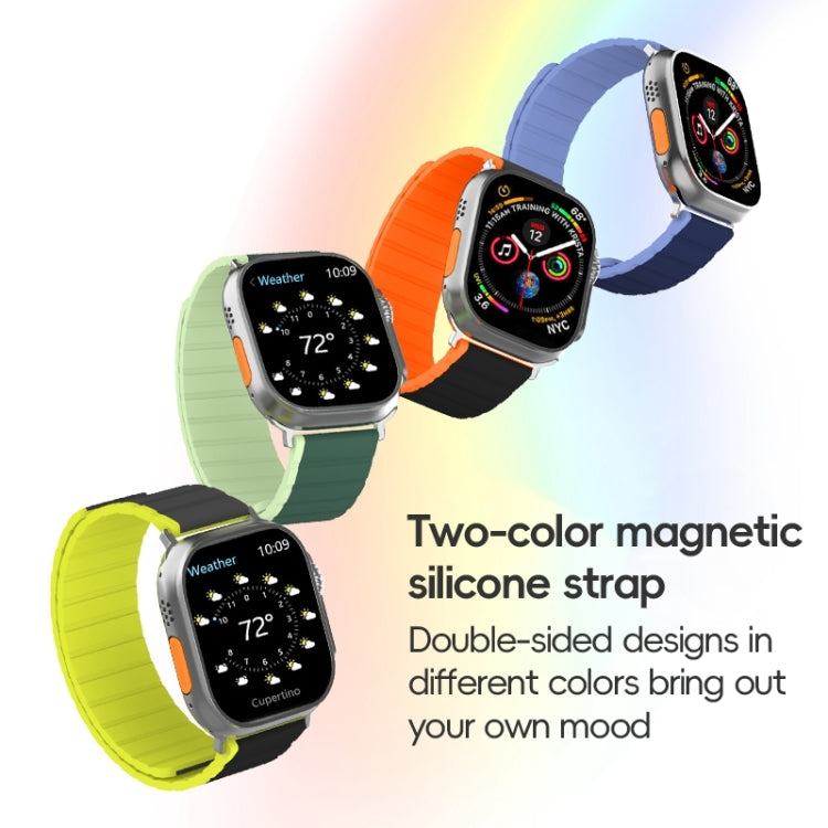 ZGA Two Color Magnetic Silicone Watch Band, Series 1