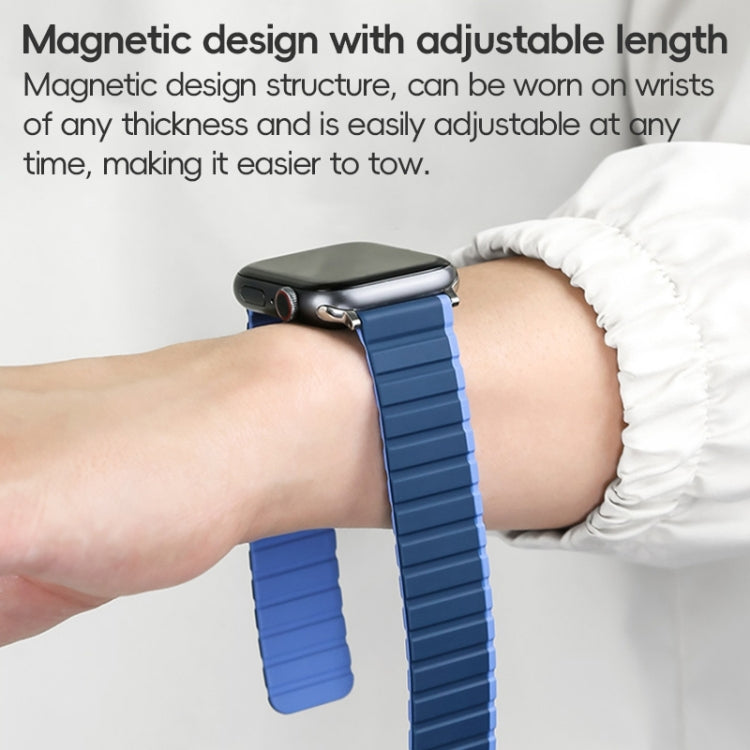 ZGA Two Color Magnetic Silicone Watch Band, Series 1