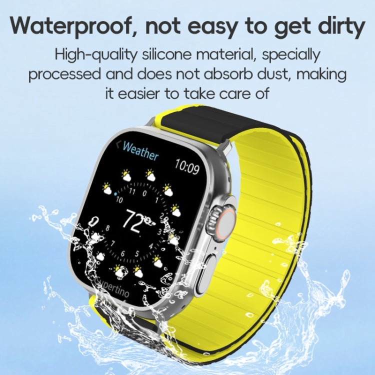 ZGA Two Color Magnetic Silicone Watch Band, Series 3