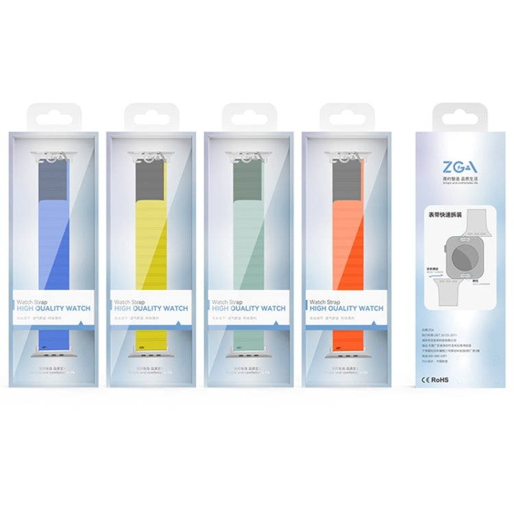 ZGA Two Color Magnetic Silicone Watch Band, Series 3