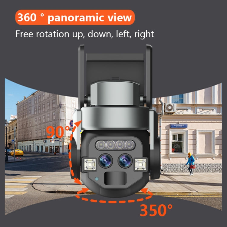 Q820 6MP 10X Binocular Zoom Dual Light Source Outdoor IP67 Waterproof WiFi Camera Reluova