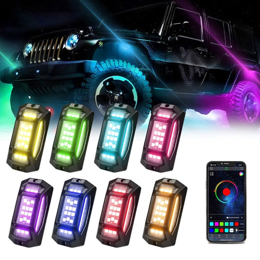 G6 RGB Colorful Car Chassis Light LED Music Atmosphere Light ÎҵÄÉ̵ê