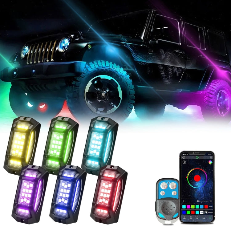 G6 RGB Colorful Car Chassis Light LED Music Atmosphere Light With 4-Button Remote Control ÎҵÄÉ̵ê