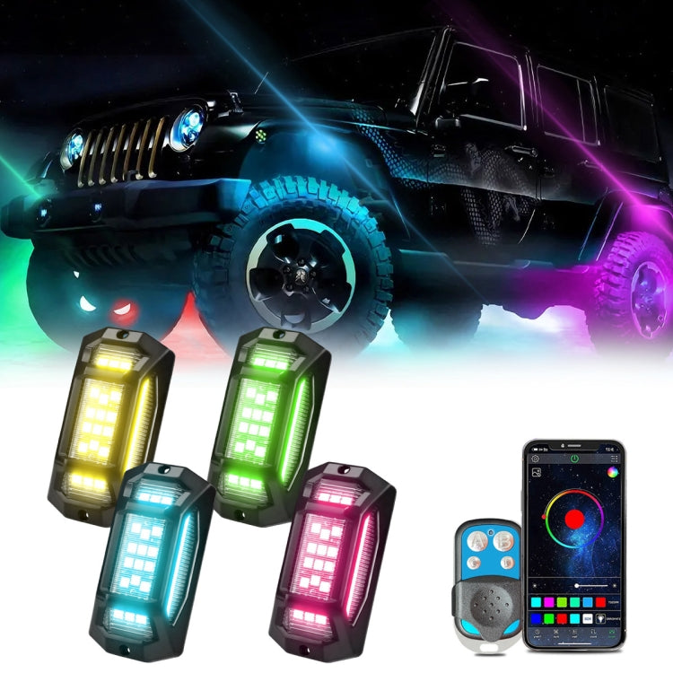 G6 RGB Colorful Car Chassis Light LED Music Atmosphere Light With 4-Button Remote Control ÎҵÄÉ̵ê