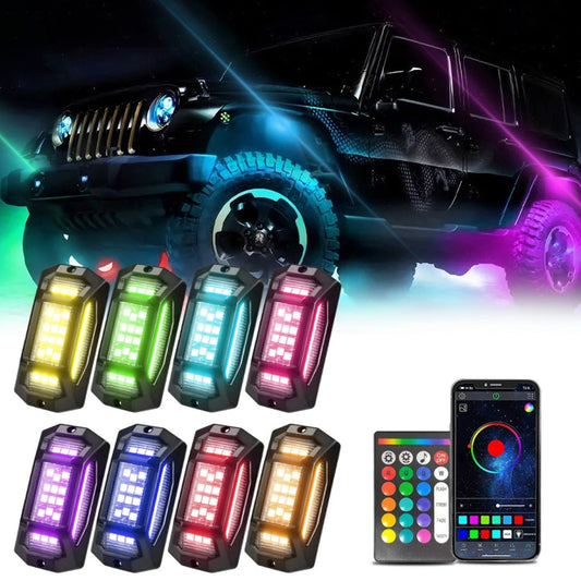 G6 RGB Colorful Car Chassis Light LED Music Atmosphere Light With 24-Button Remote Control ÎҵÄÉ̵ê