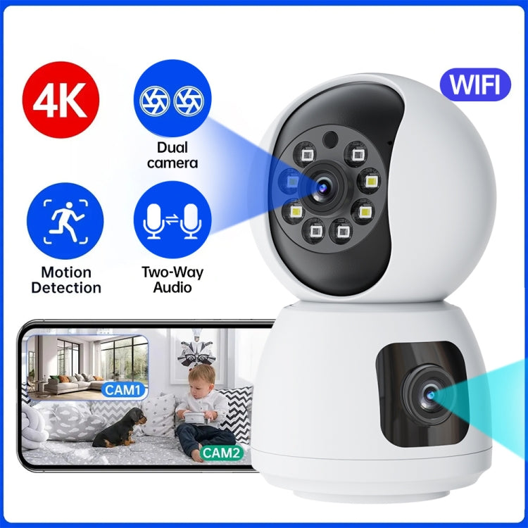 Y6203 4MP Zoom HD Indoor Waterproof Smart WiFi Camera