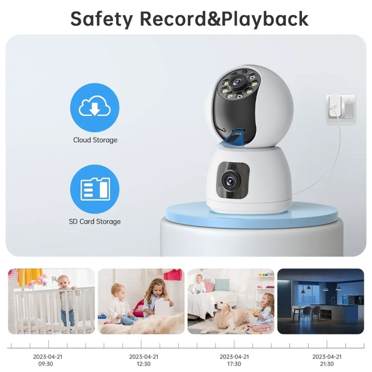 Y6203 4MP Zoom HD Indoor Waterproof Smart WiFi Camera Reluova