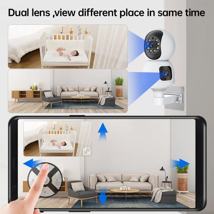 Y6203 4MP Zoom HD Indoor Waterproof Smart WiFi Camera Reluova