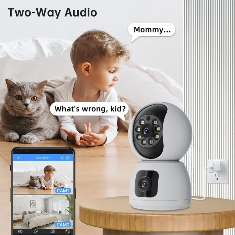 Y6203 4MP Zoom HD Indoor Waterproof Smart WiFi Camera Reluova