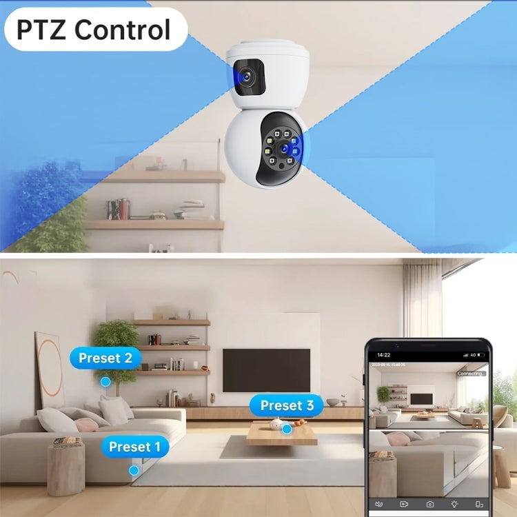 Y6203 4MP Zoom HD Indoor Waterproof Smart WiFi Camera Reluova