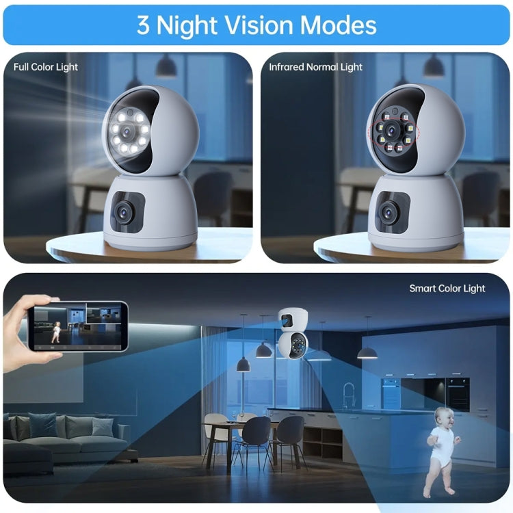 Y6203 4MP Zoom HD Indoor Waterproof Smart WiFi Camera Reluova