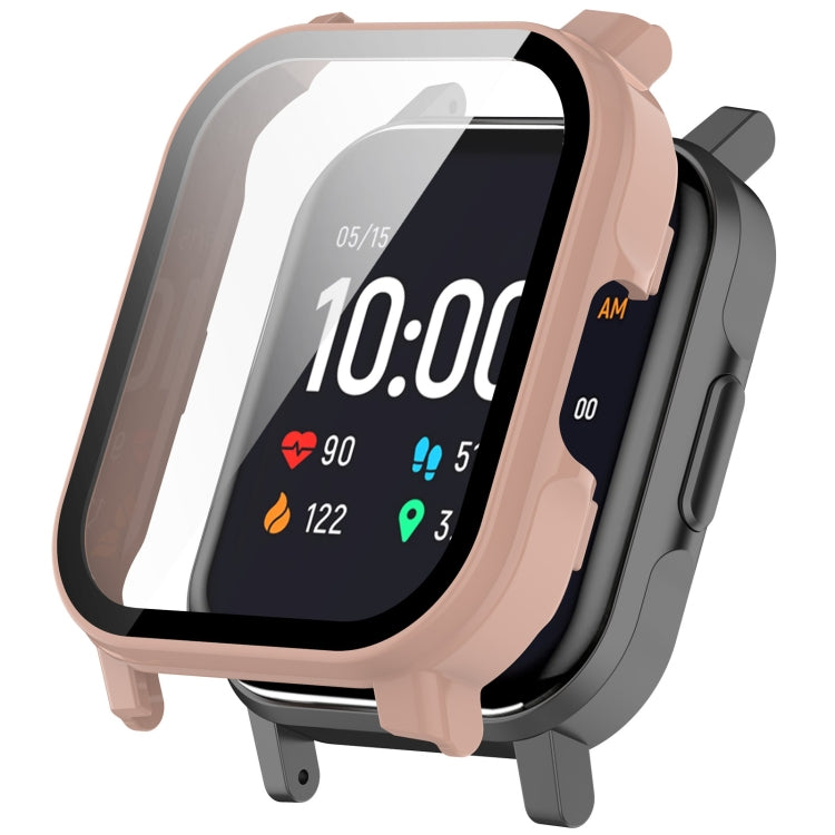 PC + Tempered Film Integrated Watch Protective Case