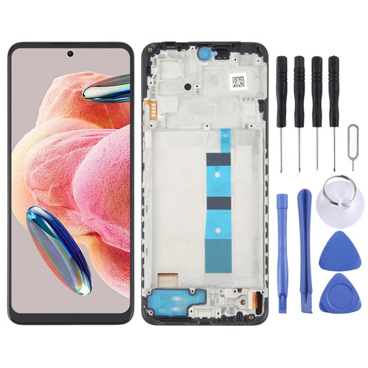 OLED Material LCD Screen Digitizer Full Assembly with Frame