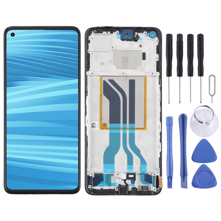 Original AMOLED LCD Screen Digitizer Full Assembly with Frame