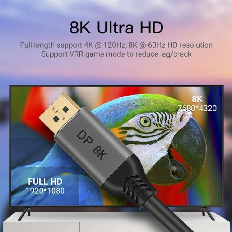 DisplayPort 1.4 Male to Male 8K HDR 60Hz 32.4Gbps Connection Cable My Store