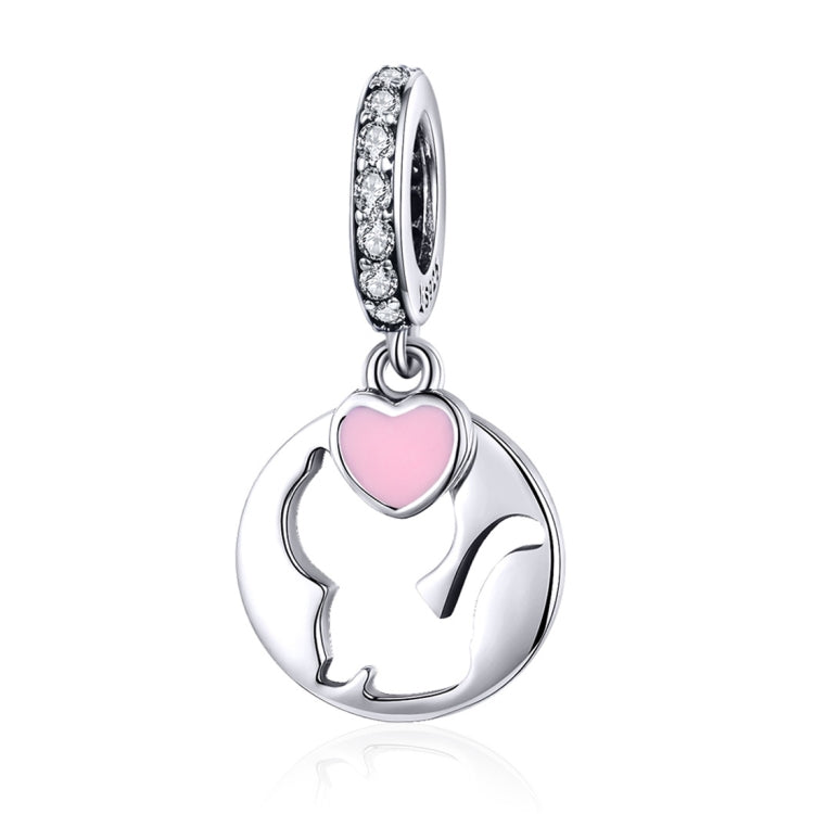 S925 Sterling Silver Cat Pendant DIY Bracelet Necklace Accessories