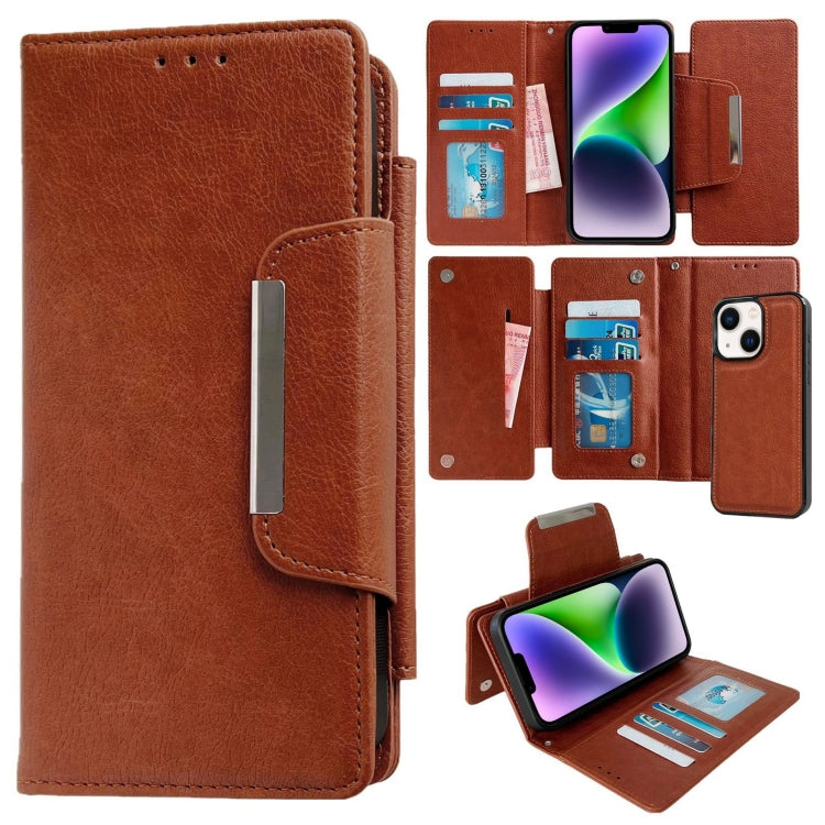 Multifunctional Seven Cards Wallet Leather Phone Case, Series 3