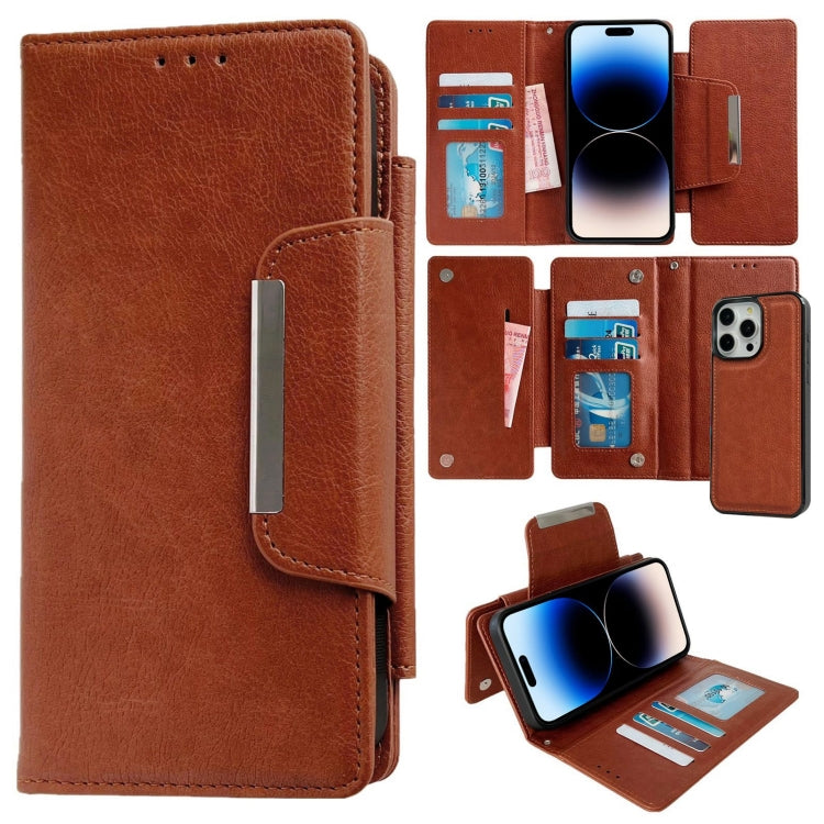 Multifunctional Seven Cards Wallet Leather Phone Case, Series 2