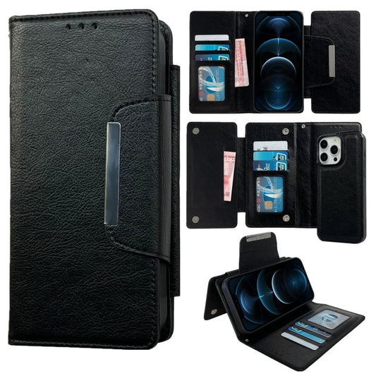 Multifunctional Seven Cards Wallet Leather Phone Case, Series 1