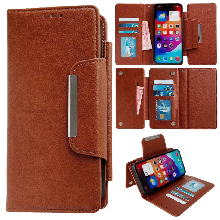 Multifunctional Seven Cards Wallet Leather Phone Case, Series 3