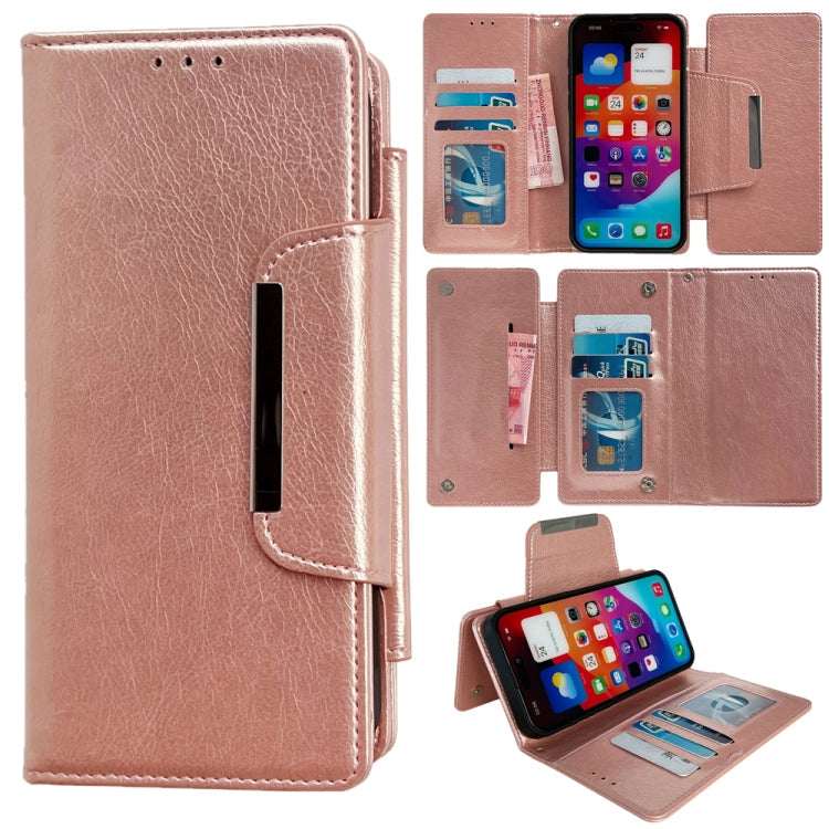 Multifunctional Seven Cards Wallet Leather Phone Case, Series 1