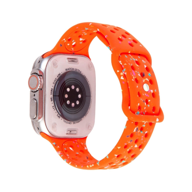 Jelly Color Dots Liquid Silicone Watch Band, Series 6