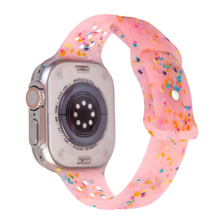 Jelly Color Dots Liquid Silicone Watch Band, Series 6