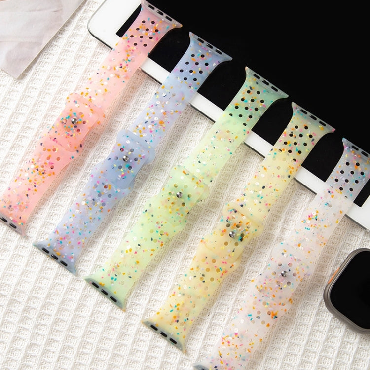 Jelly Color Dots Liquid Silicone Watch Band, Series 8