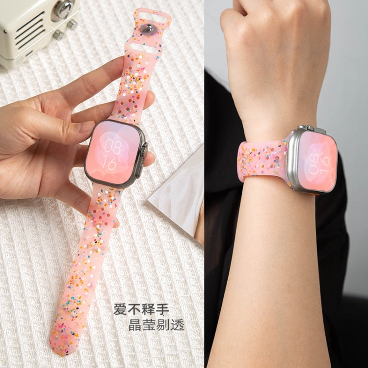 Jelly Color Dots Liquid Silicone Watch Band, Series 1