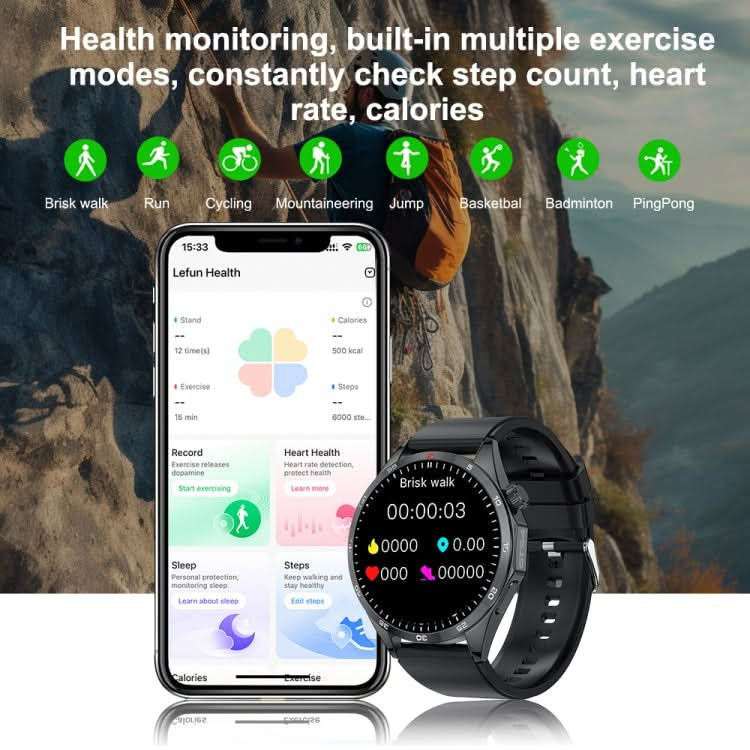 LEMFO GTS4/LT09 1.5 inch IP67 Fitness Wellness Smart Watch Support Bluetooth Call / Sleep / Blood Oxygen / Heart Rate Health Monitor