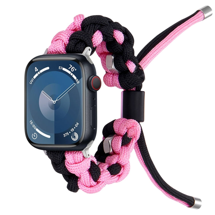 Screw Nut Dual-Color Braided Paracord Watch Band, Series 4