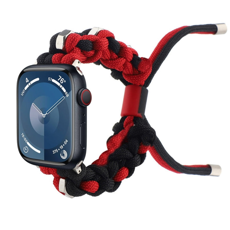 Screw Nut Dual-Color Braided Paracord Watch Band, Series 4