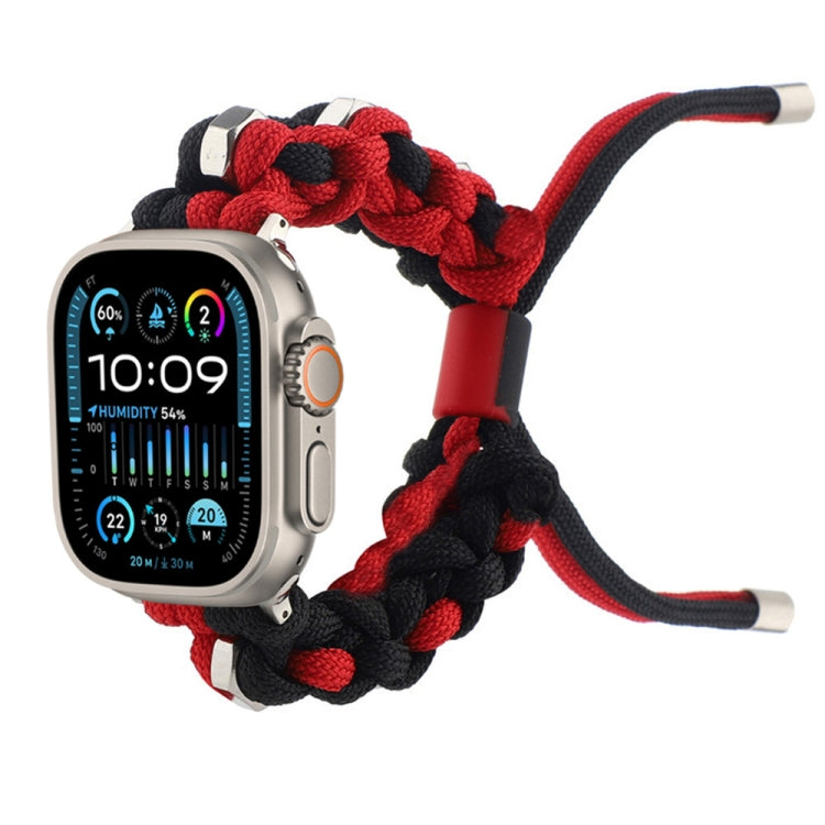 Screw Nut Dual-Color Braided Paracord Watch Band, Series 2