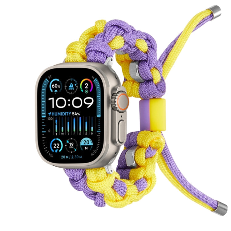 Screw Nut Dual-Color Braided Paracord Watch Band, Series 2