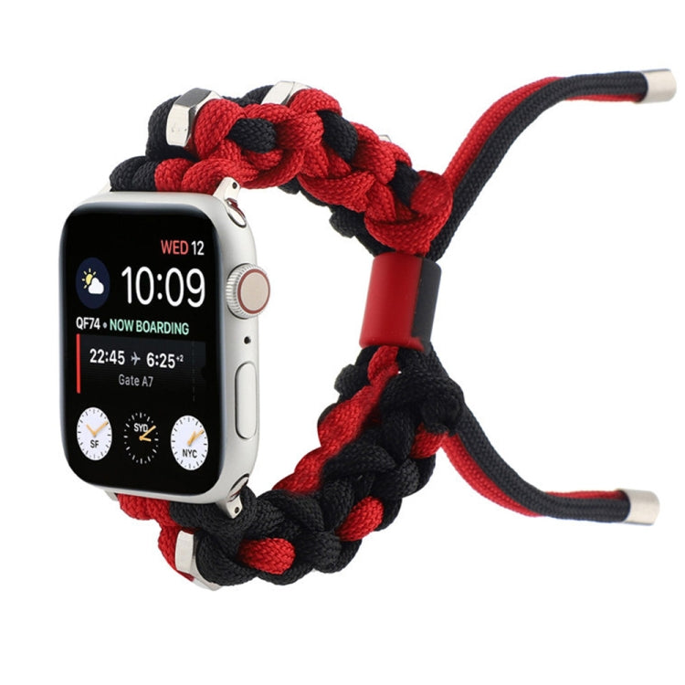 Screw Nut Dual-Color Braided Paracord Watch Band, Series 3