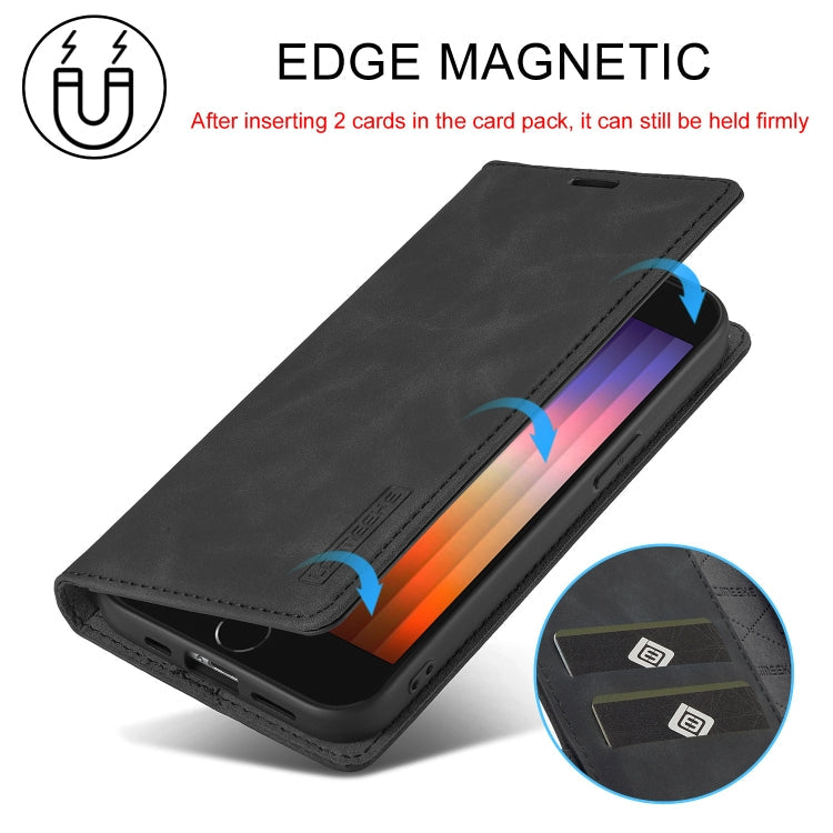 LC.IMEEKE Strong Magnetism Microfiber Leather Phone Case