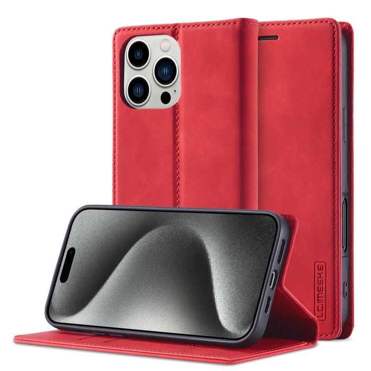 LC.IMEEKE Strong Magnetism Microfiber Leather Phone Case