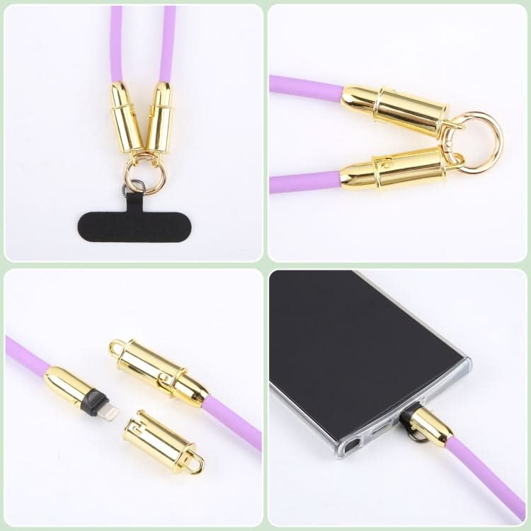 Data Cable Phone Anti-lost Crossbody Lanyard, Length: 1.2m