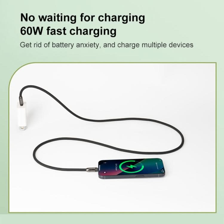 Data Cable Phone Anti-lost Crossbody Lanyard, Length: 1.2m