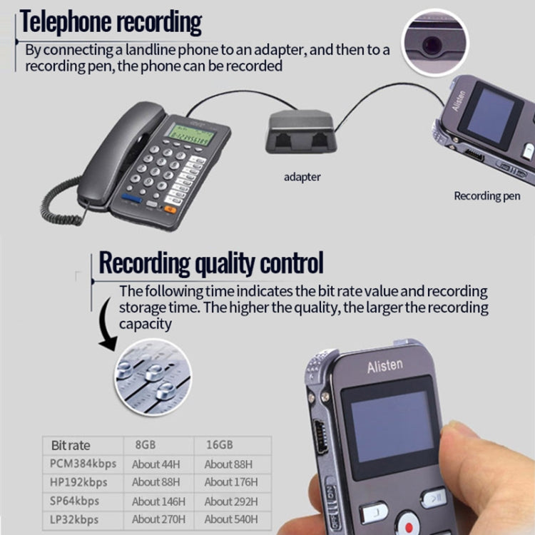 JNN X26 Mini Portable Voice Recorder with OLED Screen Reluova