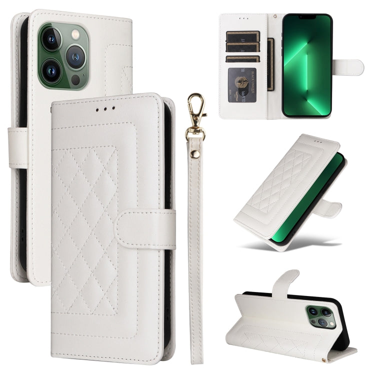 Diamond Lattice Leather Flip Phone Case, Series 1