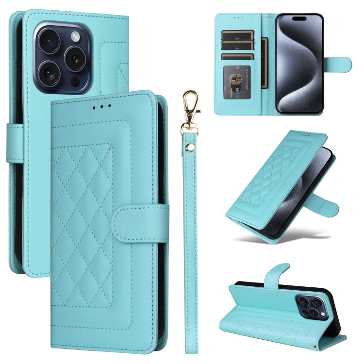 Diamond Lattice Leather Flip Phone Case, Series 2