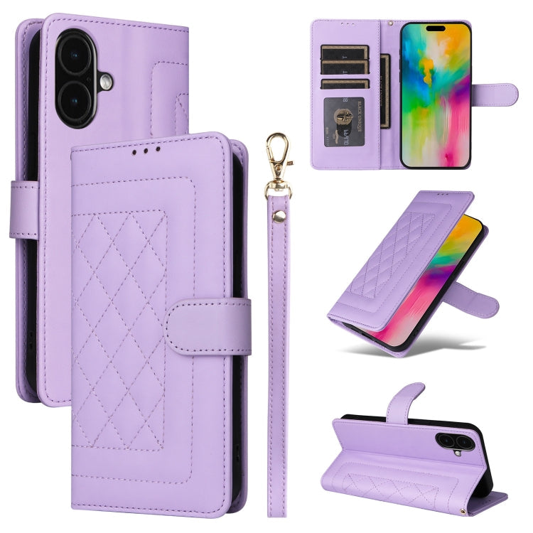 Diamond Lattice Leather Flip Phone Case, Series 2