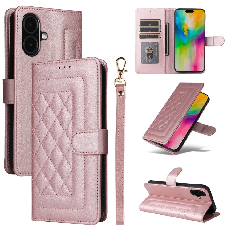 Diamond Lattice Leather Flip Phone Case, Series 2