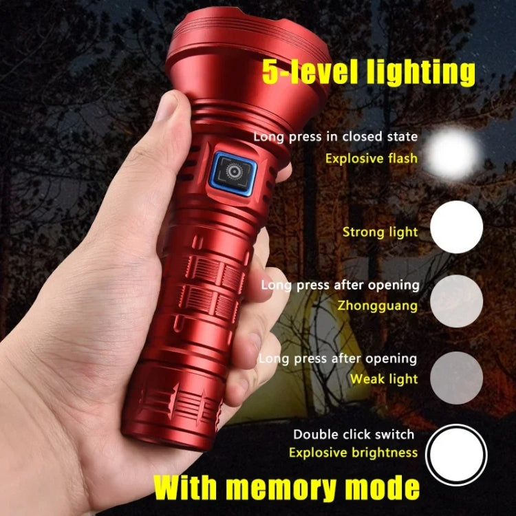 812-BT90 50W Spotlight 3000LM USB Rechargeable LED Flashlight My Store