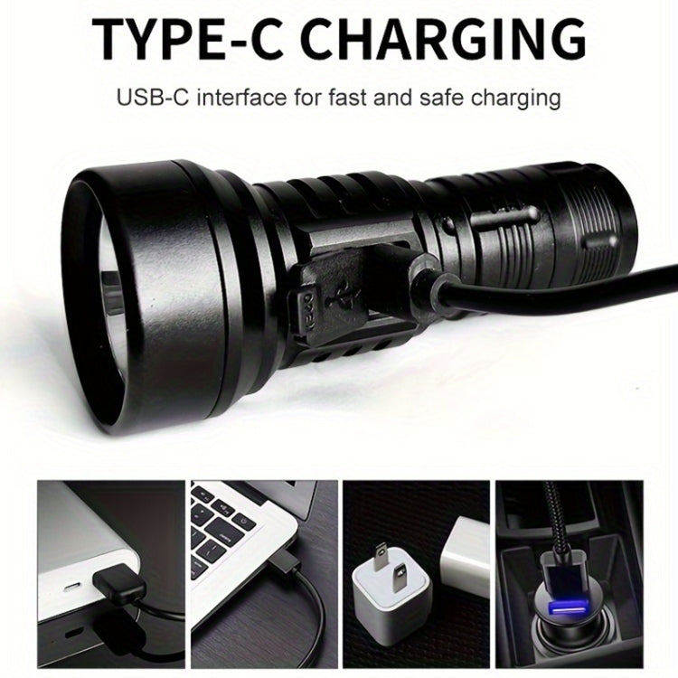 829 T40 1000LM USB Rechargeable LED Flashlight My Store