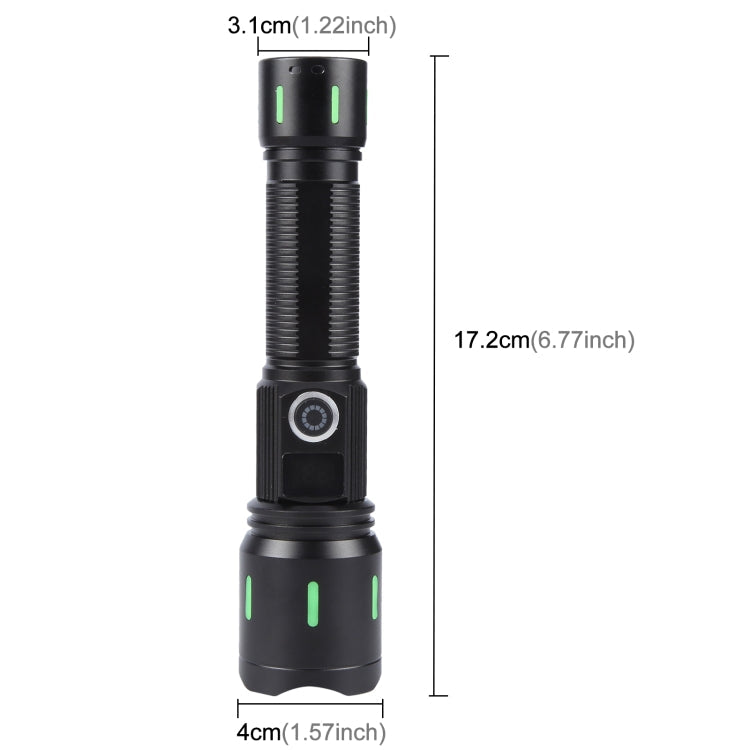 A800 20W Spotlight 2000LM USB Rechargeable LED Flashlight My Store